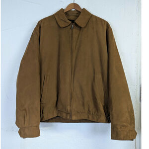 Jos A Bank Chore Coat Tan Removable Lining Warm Workwear Barn Grampa Mens Medium